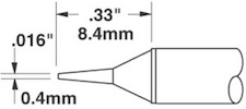 Solder Tip, Smart Heat PowerTips, STTC-122Metcal  